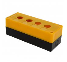 Корпус КП104 пластиковый 4 кнопки желтый EKF PROxima cpb-104-o