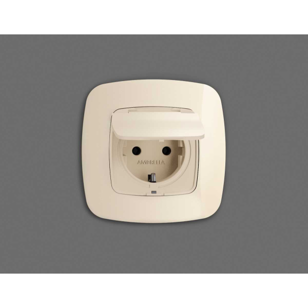 Лицевая панель розетки AMBRELLA VOLT OP3280