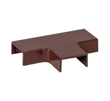 Угол T-образный (20х10) (4 шт) темное дерево EKF-Plast tchd-20-10x4