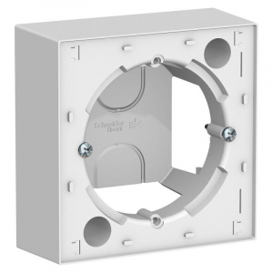 Коробка для наружного монтажа Systeme Electric AtlasDesign белая ATN000100