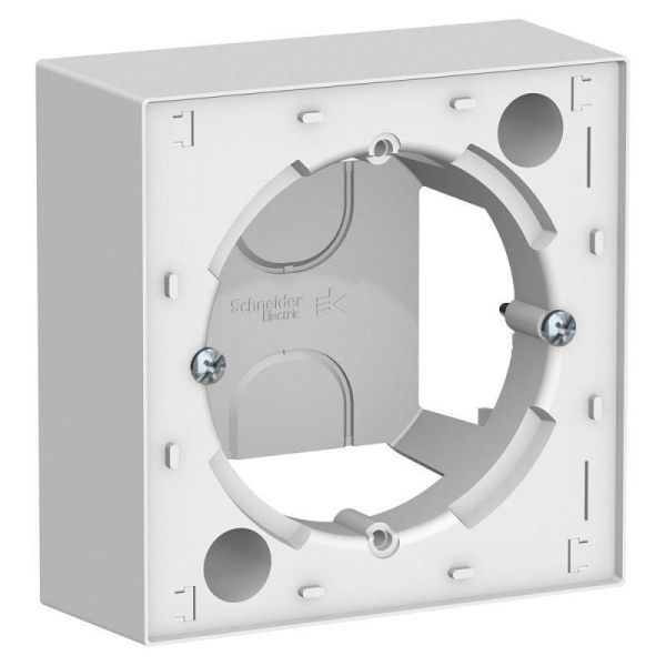 Коробка для наружного монтажа Systeme Electric AtlasDesign белая ATN000100 Коробка для наружного монтажа Systeme Electric AtlasDesign белая ATN000100