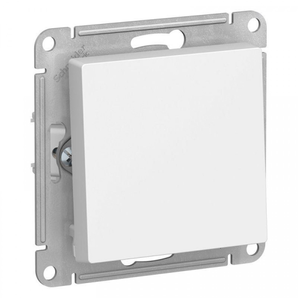 Выключатель одноклавишный Systeme Electric AtlasDesign 10A 250V белый ATN000111 Выключатель одноклавишный Systeme Electric AtlasDesign 10A 250V белый ATN000111