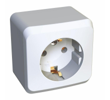 Розетка 2К+З Systeme Electric Этюд 16A 250V белая PA16-003B