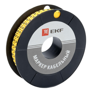 Маркер кабельный 6,0 мм2 'B' (350 шт.) (ЕС-3) EKF PROxima plc-KM-6-B