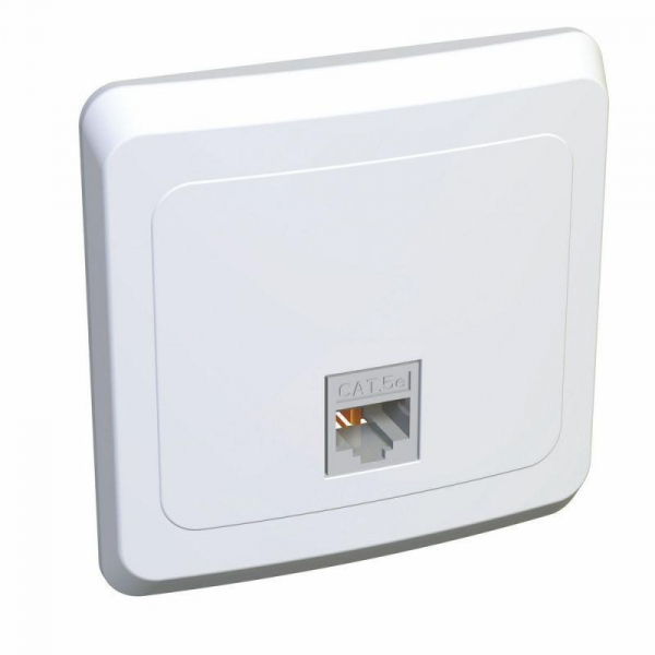 Розетка телефонная RJ11 Systeme Electric Этюд белая TELC-001B Розетка телефонная RJ11 Systeme Electric Этюд белая TELC-001B
