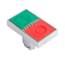 Исполнительный механизм кнопки XB4 'пуск-стоп' плоский возвратный без фиксации, с подсветкой EKF PROxima XB4BL84