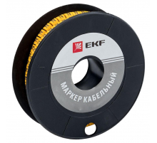 Маркер кабельный 2,5 мм2 '4' (1000 шт.) (ЕС-1) EKF PROxima plc-KM-2.5-4