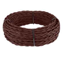 Кабель витой Werkel Ретро 3х1,5 (итальянский орех) 20 м W6453225 4690389165559