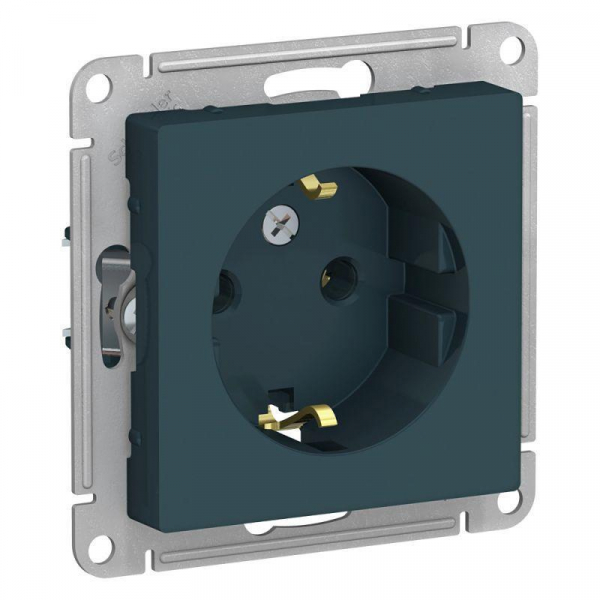 Розетка 2К+З Systeme Electric AtlasDesign 16A 250V изумруд ATN000843 Розетка 2К+З Systeme Electric AtlasDesign 16A 250V изумруд ATN000843
