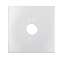 Накладка LK Studio розетки TV (серебристый металлик) LK60 865103-1