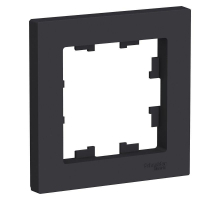 Рамка 1-постовая Systeme Electric AtlasDesign карбон ATN001001
