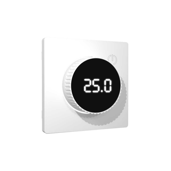 Лицевая панель для терморегулятора теплого пола с цифровым дисплеем Ambrella Volt AP1258