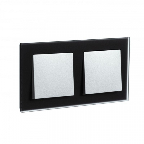 Рамка 2-постовая Systeme Electric AtlasDesign Nature черная ATN331002 Рамка 2-постовая Systeme Electric AtlasDesign Nature черная ATN331002