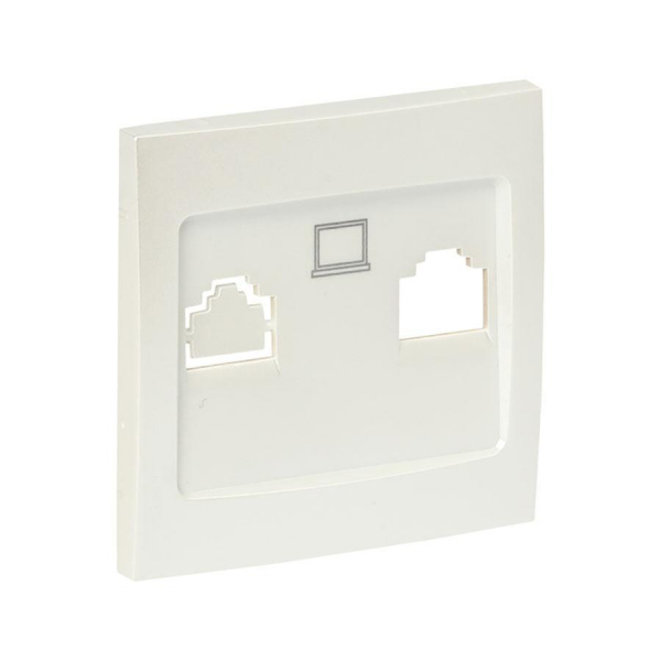 Валенсия лицевая панель розетки RJ-45 1-местная жемчуг EKF PROxima ESK01-L-035-50 Валенсия лицевая панель розетки RJ-45 1-местная жемчуг EKF PROxima ESK01-L-035-50
