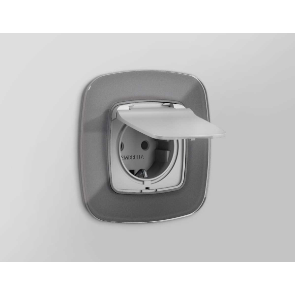 Лицевая панель розетки AMBRELLA VOLT OP4080