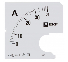 Шкала сменная для A961 30/5А-1,5 EKF PROxima s-a961-30
