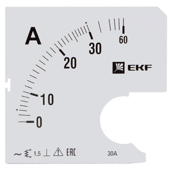 Шкала сменная для A961 30/5А-1,5 EKF PROxima s-a961-30