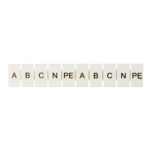 Маркеры для JXB-ST 2,5 с символами 'A, B, C, N, PE' (100 шт.) EKF PROxima zb-st-2.5-A-PE