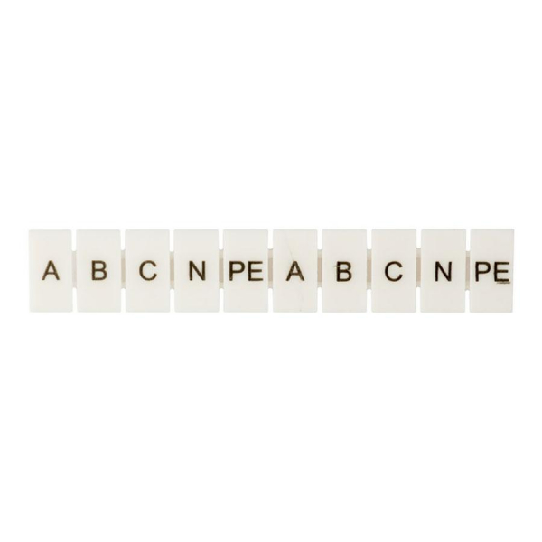 Маркеры для JXB-ST 2,5 с символами 'A, B, C, N, PE' (100 шт.) EKF PROxima zb-st-2.5-A-PE Маркеры для JXB-ST 2,5 с символами 'A, B, C, N, PE' (100 шт.) EKF PROxima zb-st-2.5-A-PE