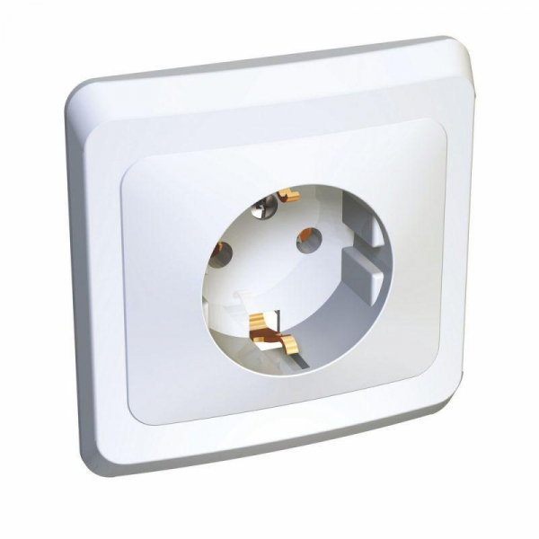 Розетка 2К+З Systeme Electric Этюд 16A 250V белая PC16-003B Розетка 2К+З Systeme Electric Этюд 16A 250V белая PC16-003B