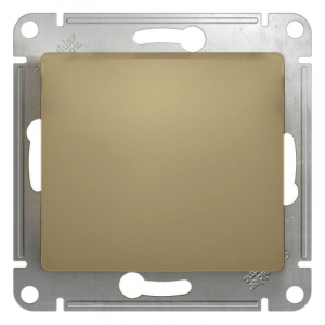 Переключатель одноклавишный перекрестный Systeme Electric Glossa 10A 250V титан GSL000471