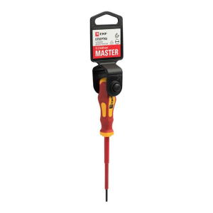 Отвертка Master SL2.5x80 мм 1000В EKF Basic sl-2.5-80-mas-in
