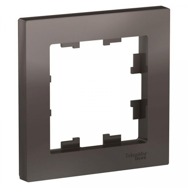 Рамка 1-постовая Systeme Electric AtlasDesign мокко ATN000601 Рамка 1-постовая Systeme Electric AtlasDesign мокко ATN000601