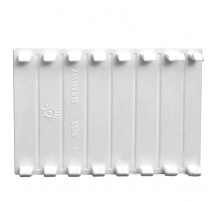 Заглушка для боксов (стандарт EBX50-2, EBX50-3), 8 модулей, белый, LD499