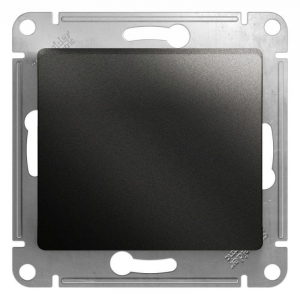 Переключатель одноклавишный перекрестный Systeme Electric Glossa 10A 250V антрацит GSL000771