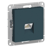 Розетка компьютерная RJ45 Systeme Electric AtlasDesign 5e кат UTP изумруд ATN000883
