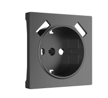 Накладка для розетки USB Werkel графит рифленый W1179504 4690389158667