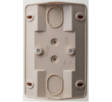 Розетка угловая двойная 2К+З Systeme Electric Этюд 16A 250V со шторками кремовая PA16-108K