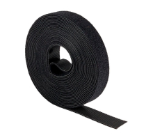 Хомут-липучка 16 мм (5м ролл) черный EKF PROxima hlft-1-b