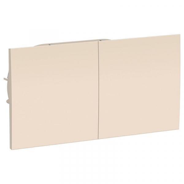 Розетка двойная 2К+З Systeme Electric AtlasDesign 16A 250V со шторками и крышкой бежевая ATN000228 Розетка двойная 2К+З Systeme Electric AtlasDesign 16A 250V со шторками и крышкой бежевая ATN000228