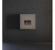 Накладка для розетки акустической 4-местной , S70 (капучино) Voltum VLS001514