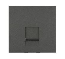 Накладка LK Studio для розетки телефонной, компьютерной RJ,45х45мм (черный бархат) LK45 853208-1