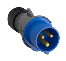 Вилка кабельная EasySafe 232EP6,32А,2P+E,IP44,6ч 2CMA101975R1000