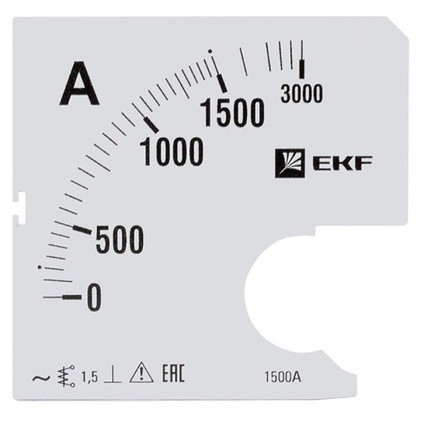 Шкала сменная для A961 1500/5А-1,5 EKF PROxima s-a961-1500 Шкала сменная для A961 1500/5А-1,5 EKF PROxima s-a961-1500