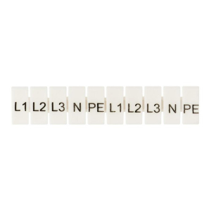 Маркеры для JXB-ST 6 с символами 'L1, L2, L3, N, PE' (100 шт.) EKF PROxima zb-st-6-L-1-3