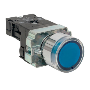 Кнопка BA61 с подстветкой 230В синяя NO EKF PROxima xb2-bw61-230