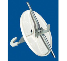 Розетка потолочная Systeme Electric белая RP-1