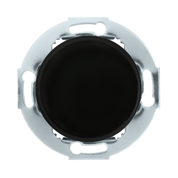 Заглушка с суппортом LK Studio Vintage Classic, Vintage Quadro черный 888608-1