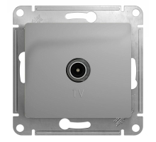 ТВ-розетка Systeme Electric Glossa алюминий GSL000393