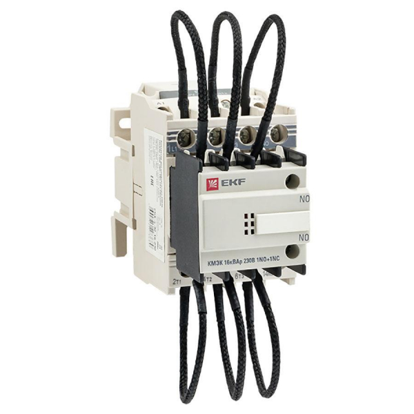 Контактор для конденсатора КМЭК 16квар 230В 1NО+1NC EKF PROxima ctrk-s-32-16-230 Контактор для конденсатора КМЭК 16квар 230В 1NО+1NC EKF PROxima ctrk-s-32-16-230