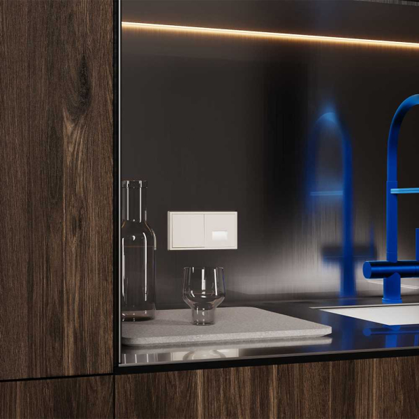 Клавиша для выключателя/переключателя одноклавишного, S70 (хлопок) Voltum VLS000113