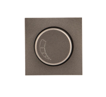 Валенсия лицевая панель светорегулятора 600W 220В графит EKF PROxima ESD06-L-101-60