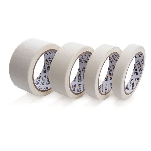 Малярная лента Stekker INTP7-36-25 36 мм, длина 25 м, на бумажной основе, белый 39151