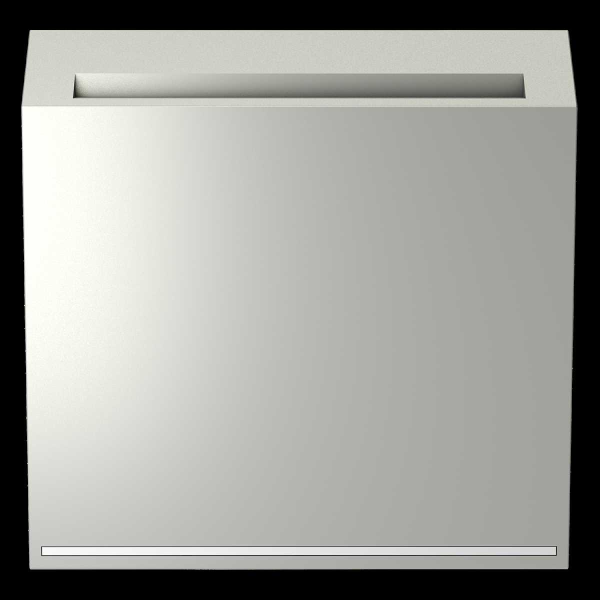 Накладка для выключателя карточного, S70 (сталь) Voltum VLS002605