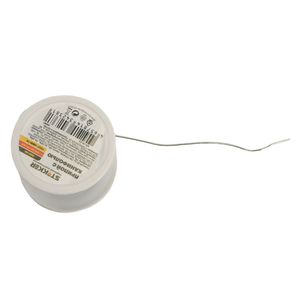 Припой в бобине 20 гр, 50% олово, 49% свинец, 1% канифоль APL-16-20 49967