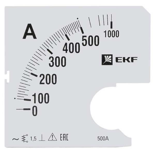 Шкала сменная для A961 500/5А-1,5 EKF PROxima s-a961-500 Шкала сменная для A961 500/5А-1,5 EKF PROxima s-a961-500